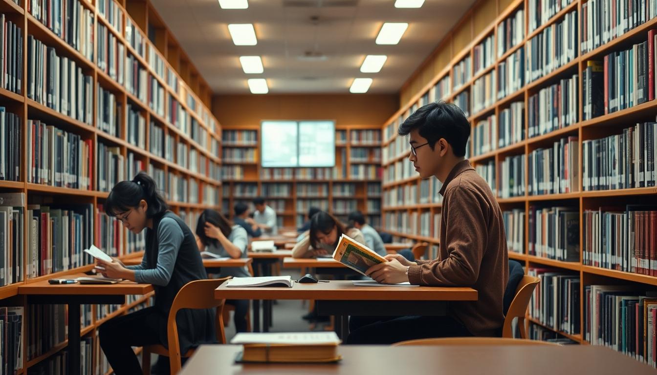 Organized study environment supporting productive learning